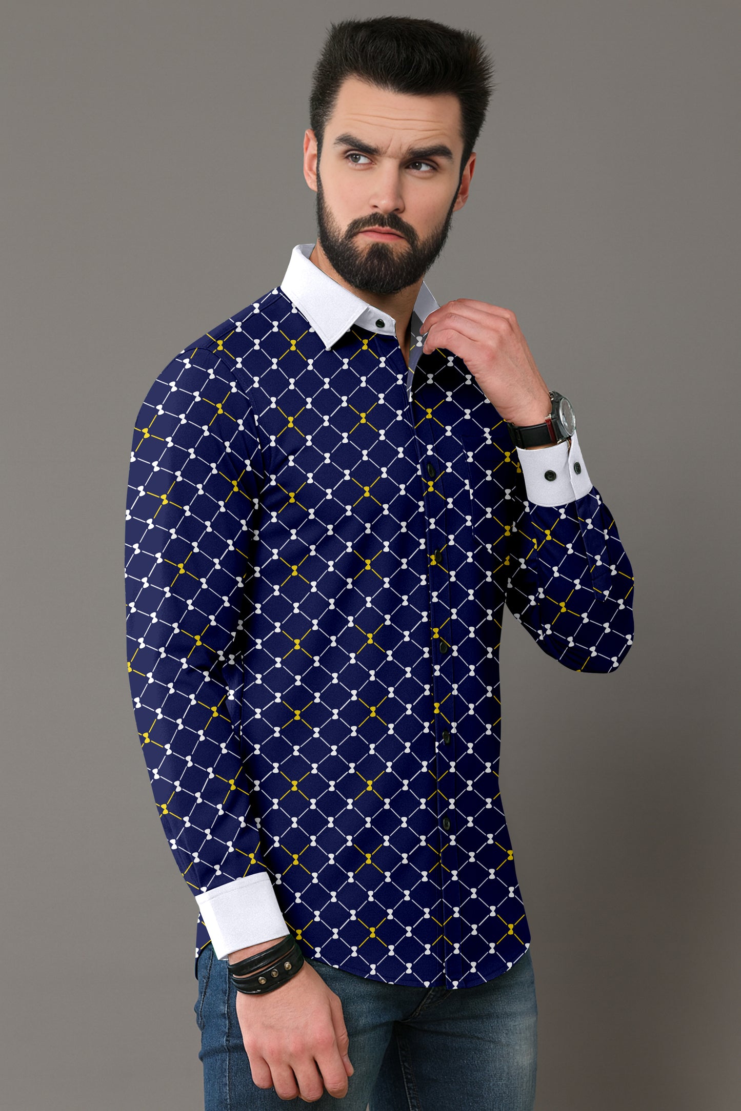 Difarant collar shirt