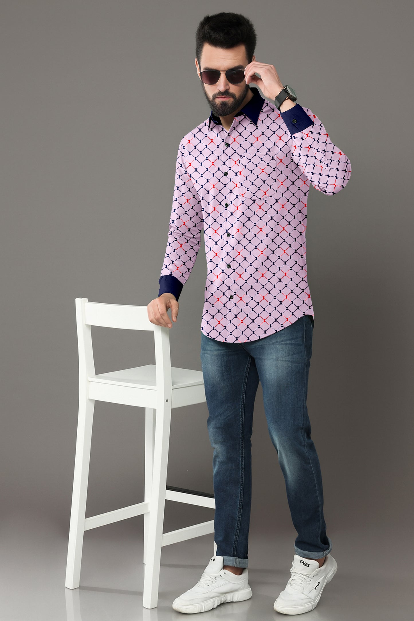 Difarant collar shirt