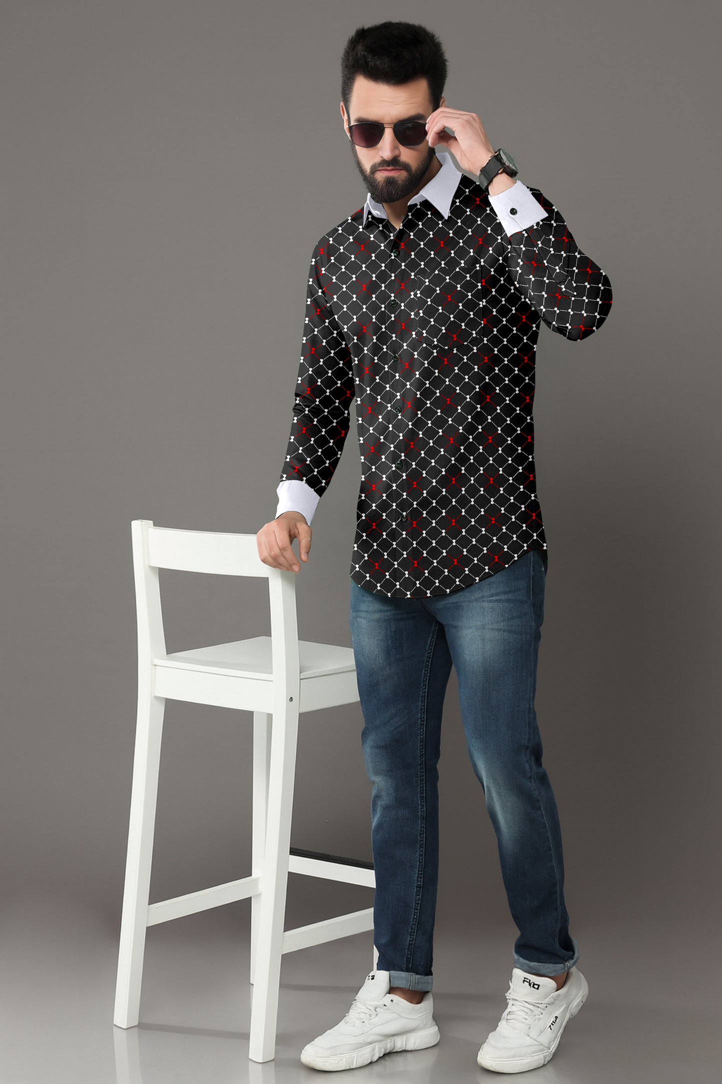 Difarant collar shirt