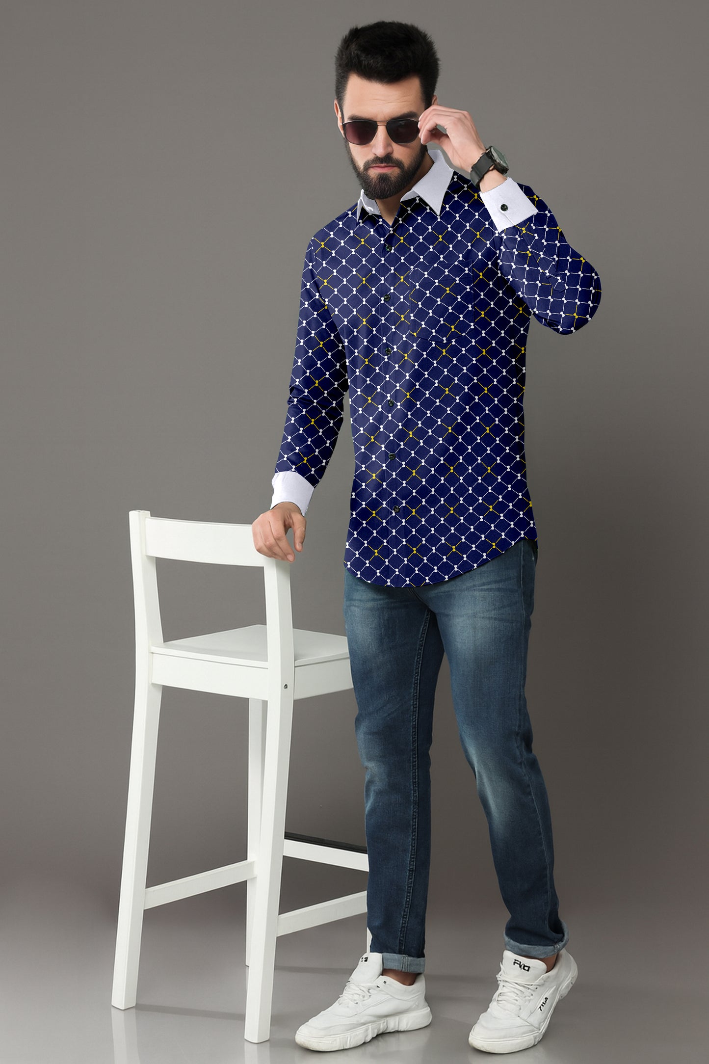 Difarant collar shirt