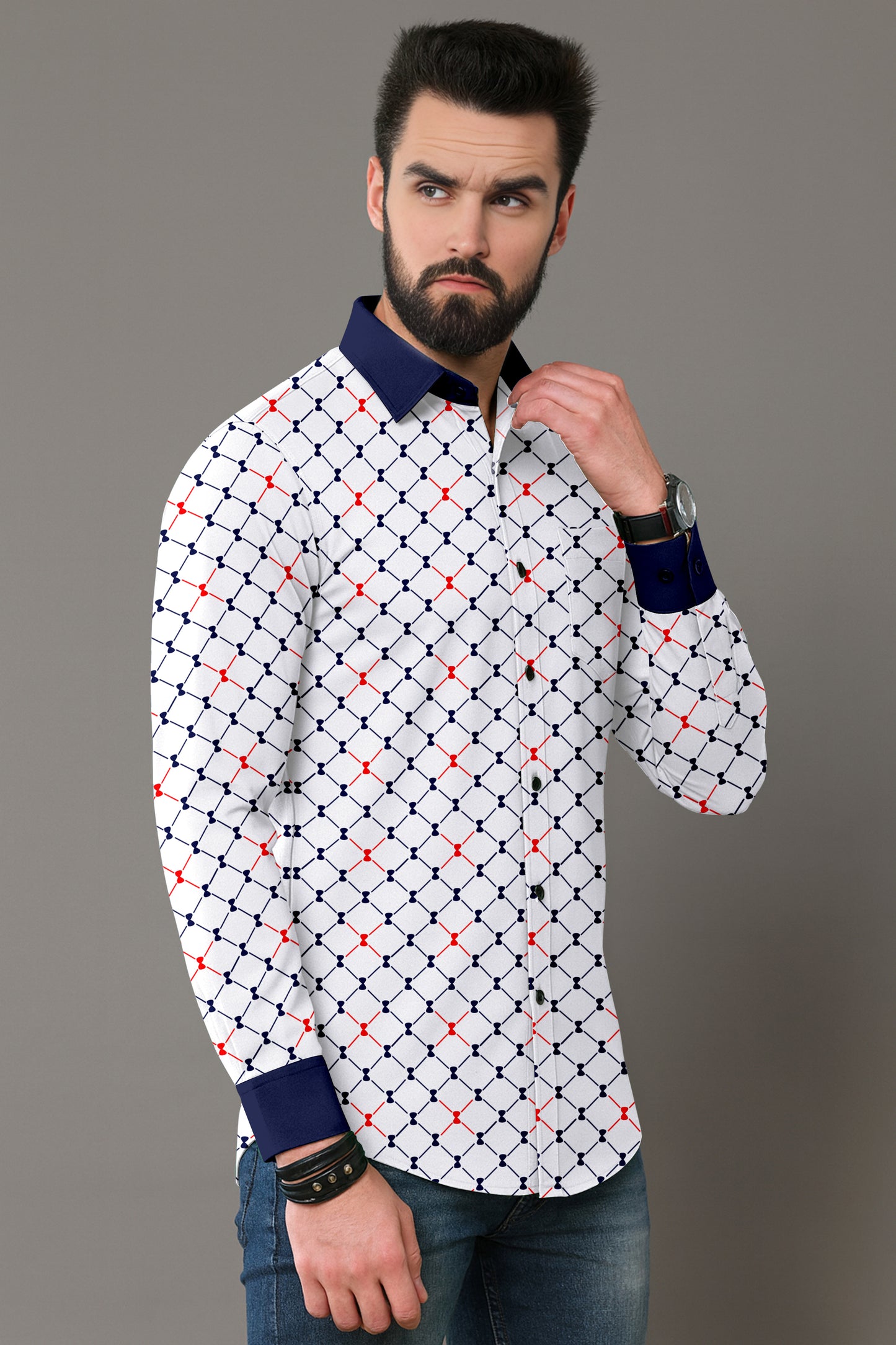 Difarant collar shirt