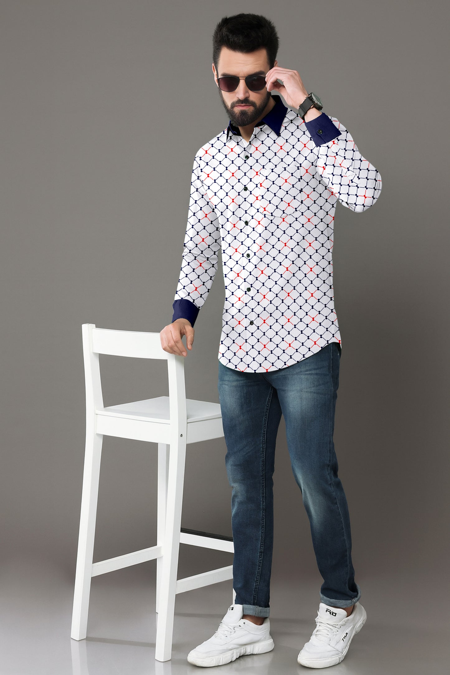 Difarant collar shirt